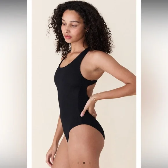 ANDIE SWIM The Tulum One Piece Medium in Black NWT 115 - Picture 3 of 10
